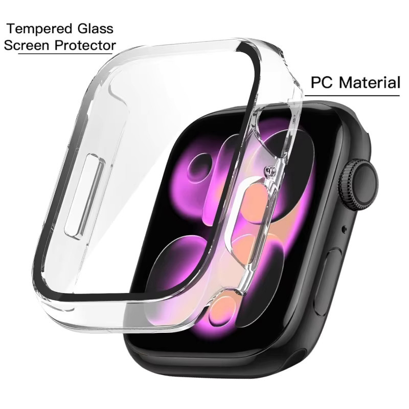 Apple Watch Schutzhülle mit Displayschutzfolie, 3 Stück, Unisex - Bild 3