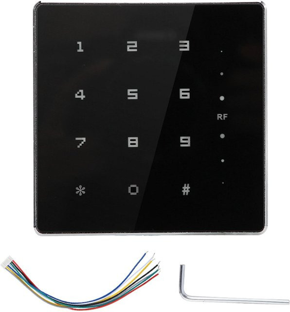 KONNWEI Ultradünner RF RFID Kartenleser für Zutrittskontrolle 125 kHz ID Wiegand26/34 Schwarz - Bild 1