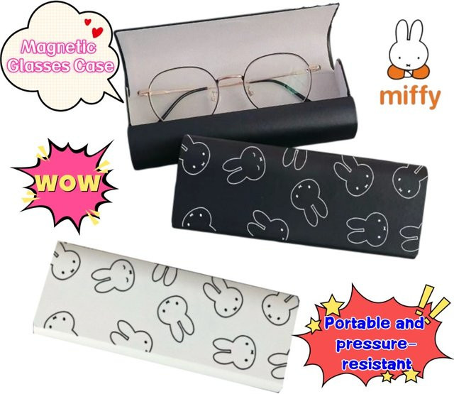 Miffy Brillenetui Magnetisch, PU, Schmutzabweisend - Bild 1