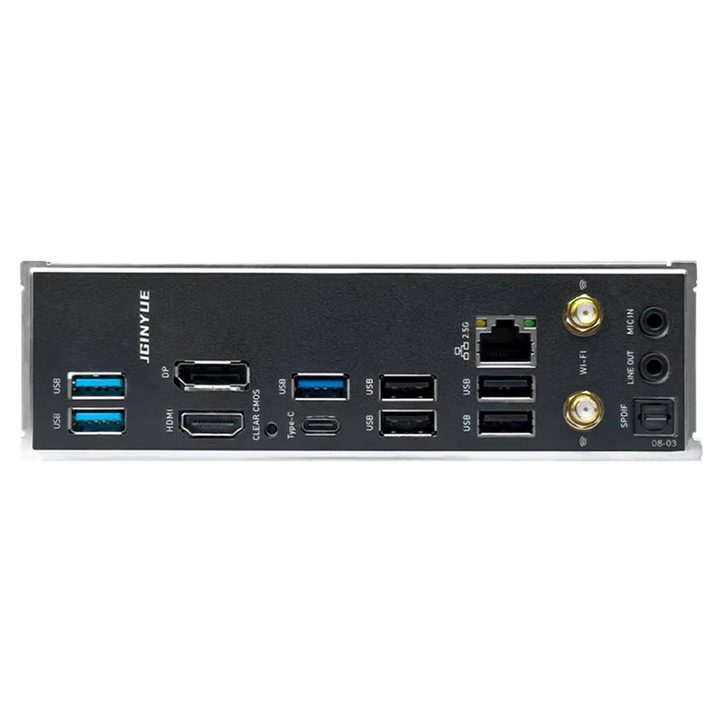 JGINYUE B650M NIGHT DEVIL Desktop-Gaming-Motherboard AM5 DDR5 M-ATX in Schwarz für AMD Ryzen 7 9700X mit NVMe/M.2 und USB 3.2 - Bild 6