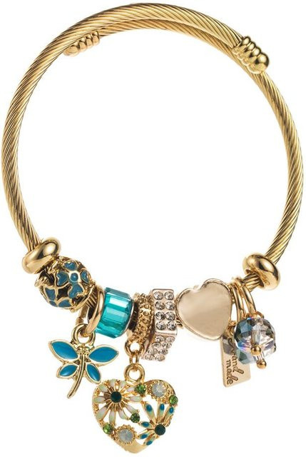 Venu Sceneri Perlenarmband, Gänseblümchen, blau, Damen - Bild 1