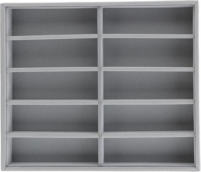 TOMTOP Sonnenbrille Display Box, 10 Grid, Grey - Bild 1