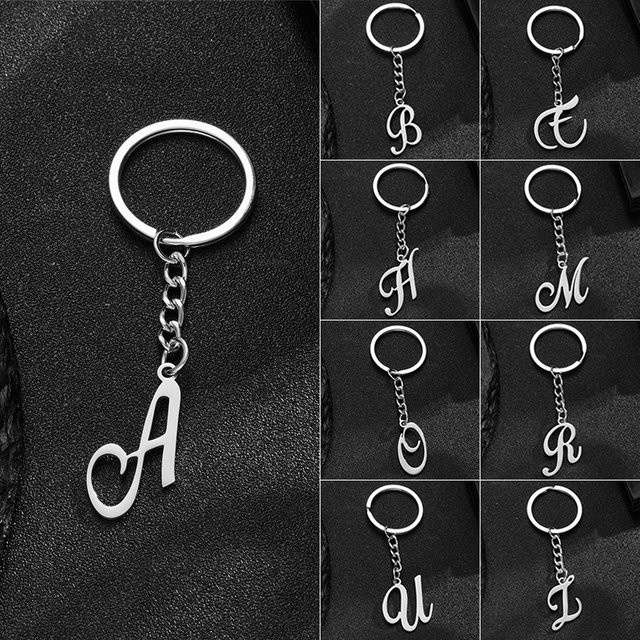 Schlüsselanhänger Edelstahl, Silber, Unisex, Charms - Bild 1