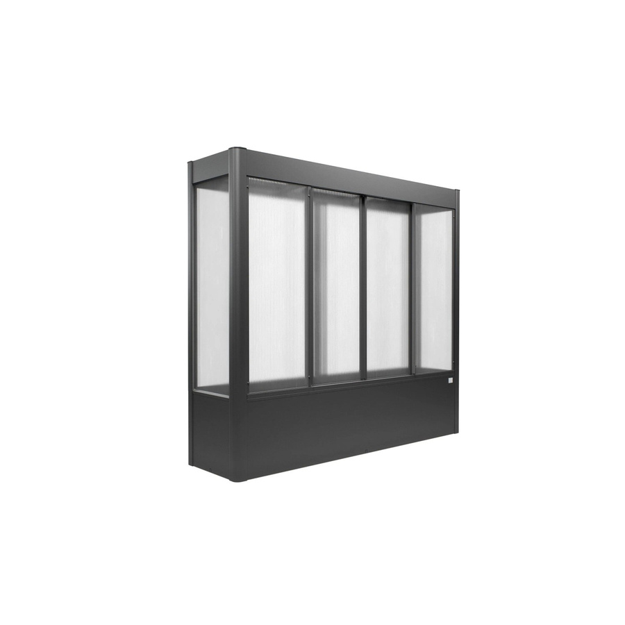 Biohort Gewächshaus Florentina Dunkelgrau-Metallic mit Polycarbonat-Verglasung 1 m² - Bild 2