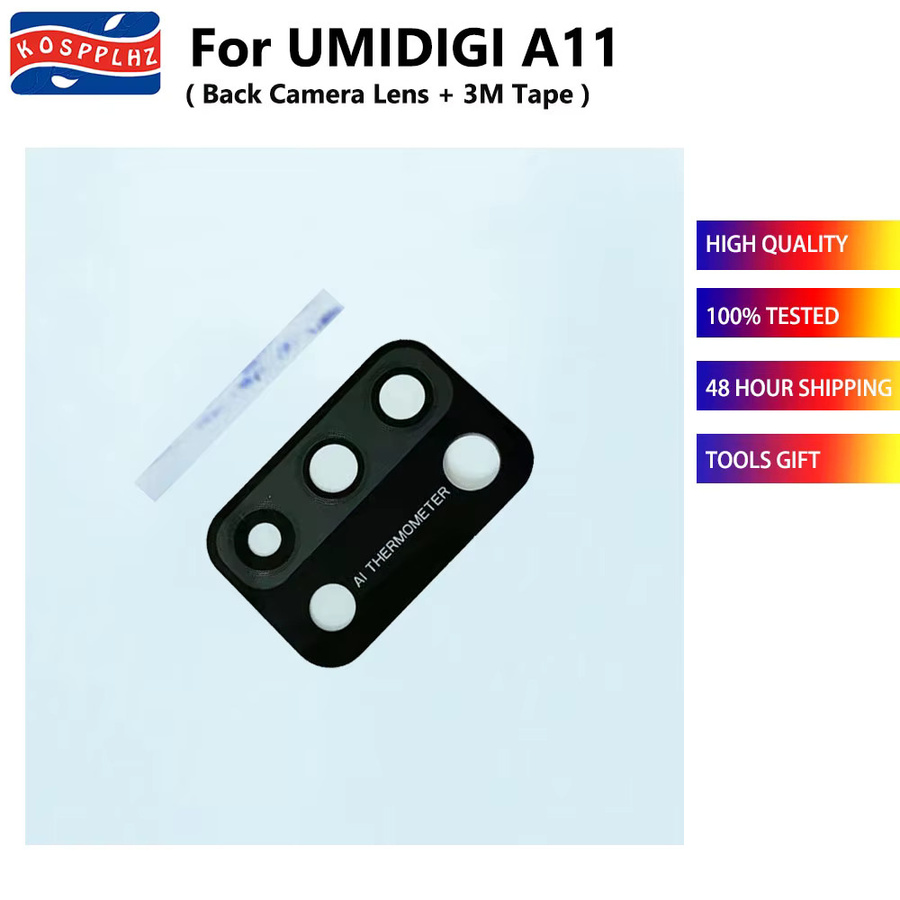 UMIDIGI Kamera Objektiv Glas Abdeckung für A9 Pro A7 Pro A11 Pro Max Bison Bison X10 A11 A7S in Schwarz inklusive Kleber - Bild 2