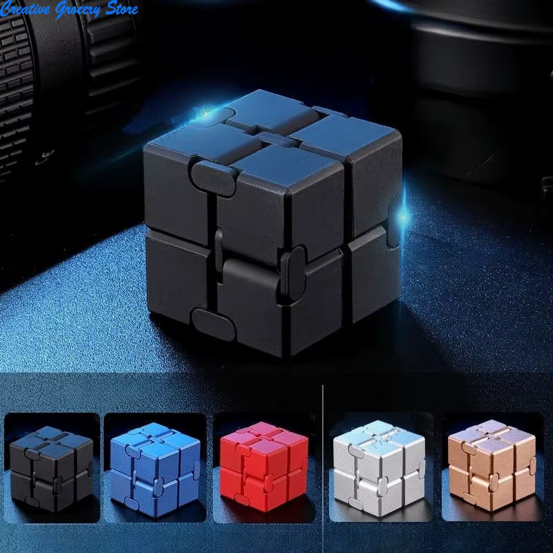 NUOYING Metall-Infinity-Cube Fidget-Spielzeug - Bild 5