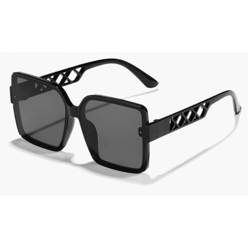 Samjune Sonnenbrille, Vollrand, Square, Kunststoff, Multicolor, Damen - Bild 3