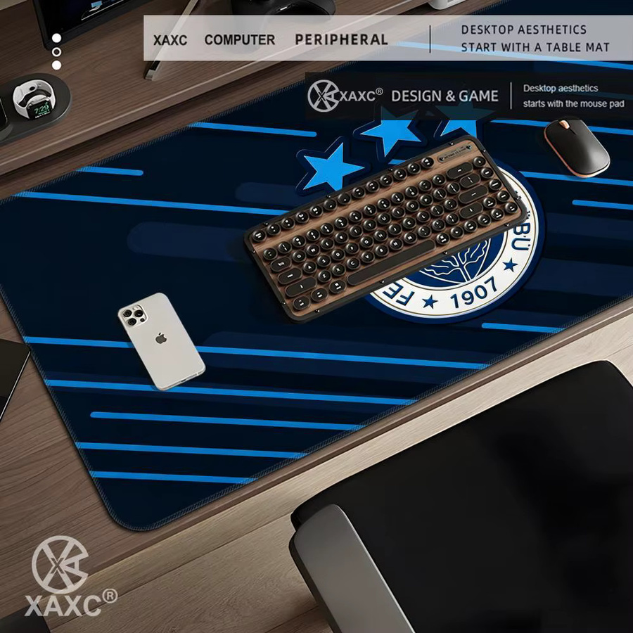 HYBXXC Gaming-Mauspad Fenerbahce SK XXL Schreibtischunterlage Schwarz - Bild 2