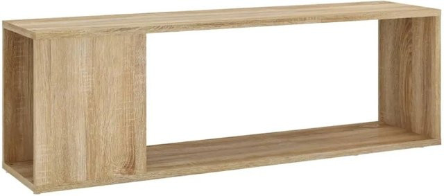 vidaXL TV-Schrank aus Holzwerkstoff in Sonoma-Eiche, Braun, B/T/H: 100 x 24 x 32 cm - Bild 1