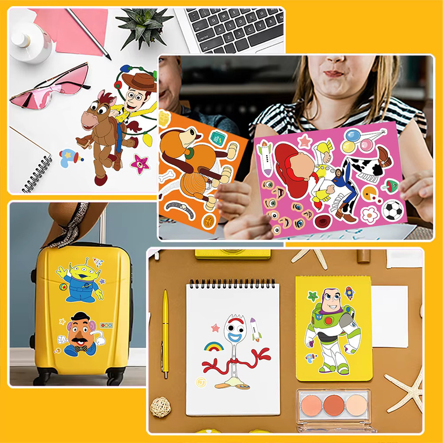 Disney Toy Story Make a Face Puzzle-Aufkleber, Montage-Puzzle - Bild 3