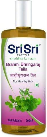 Sri Sri Tattva Brahmi Bhringaraj Taila Haaröl, 2x 200 ml - Bild 1