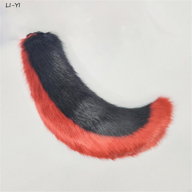 YIRAN Fuchsschwanz Hundeschwanz, Kostüm Zubehör, 70cm - Bild 1