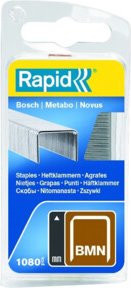 Rapid Heftklammern Typ BMN, 14 mm, silberfarben aus Stahl, 1080 Stück - Bild 1