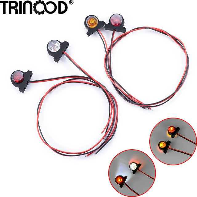TRINOOD LED-Positionslichter, Seitenlampe, für 1/14 Tamiya Truck Kipper RC Dump Car SCANIA 770S VOLVO MAN - Bild 1