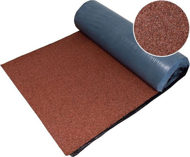 Onduline KSK Gartenhausbahn Rot kaltselbstklebend aus Polyester B: 50 cm, L: 5 m - Bild 1