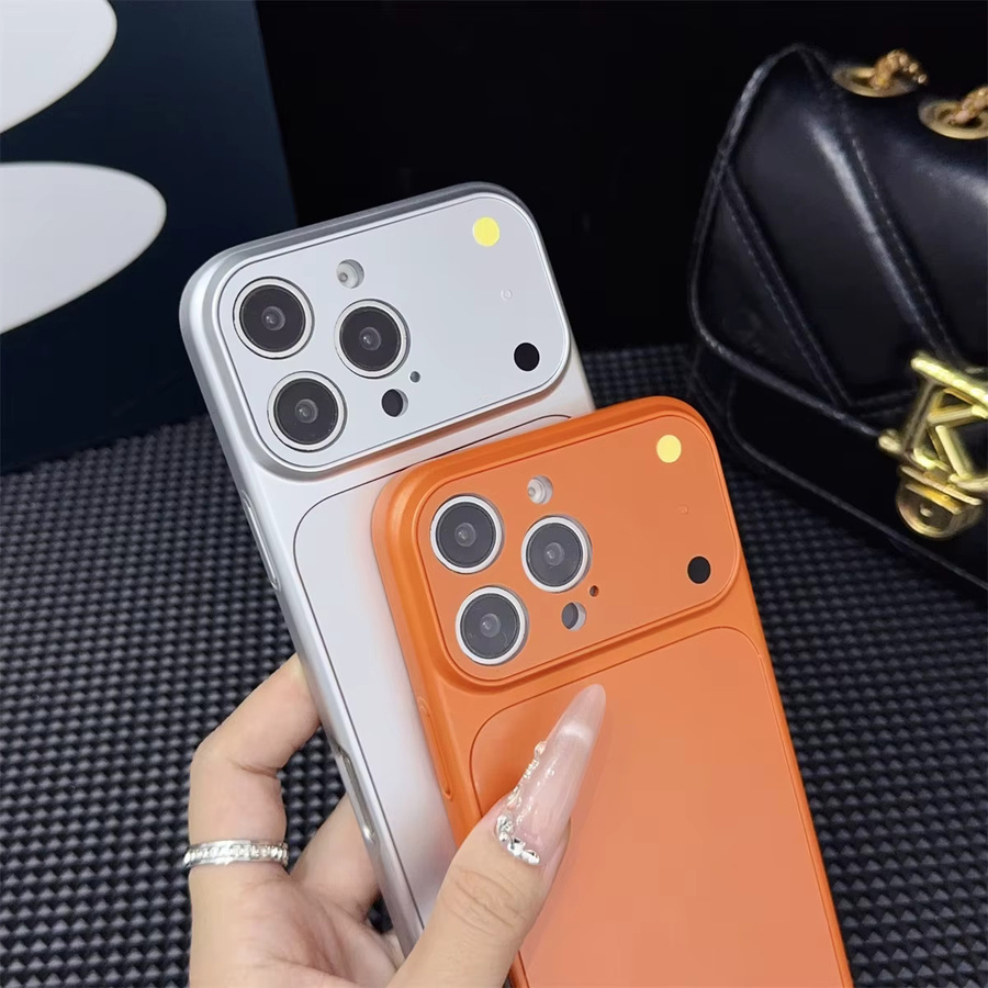 Stoßfeste Acryl Handyhülle mit Glaslinsenschutz für Apple iPhone 17 Air 16 Plus 15 14 13 12 11 Pro Max in Matt Silver - Bild 3