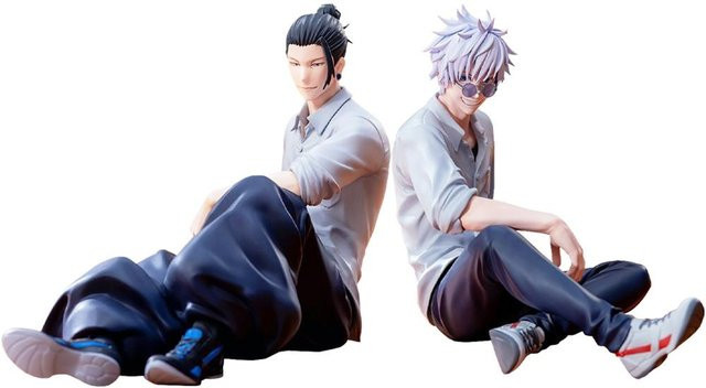 JJK Geto Suguru Gojo Satoru Actionfigur, sitzende Pose, 10cm, ab 14 Jahren - Bild 1