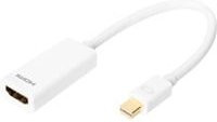 Digitus Mini DisplayPort auf HDMI Adapter Konverter in Weiß - Bild 1