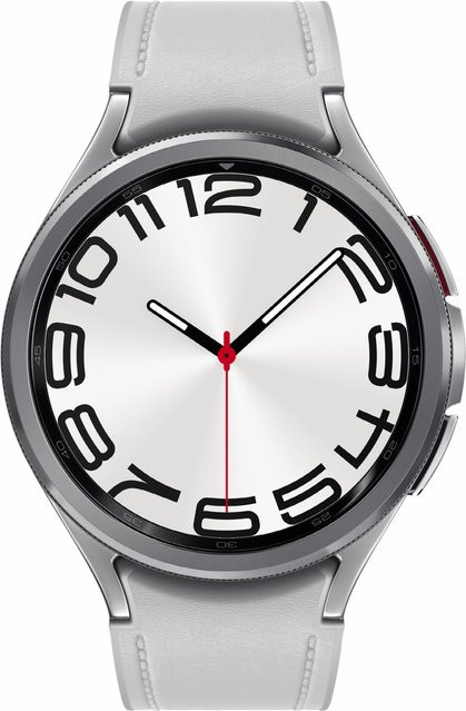 Samsung Galaxy Watch6 Classic Smartwatch Bluetooth Silber Edelstahl - Bild 1