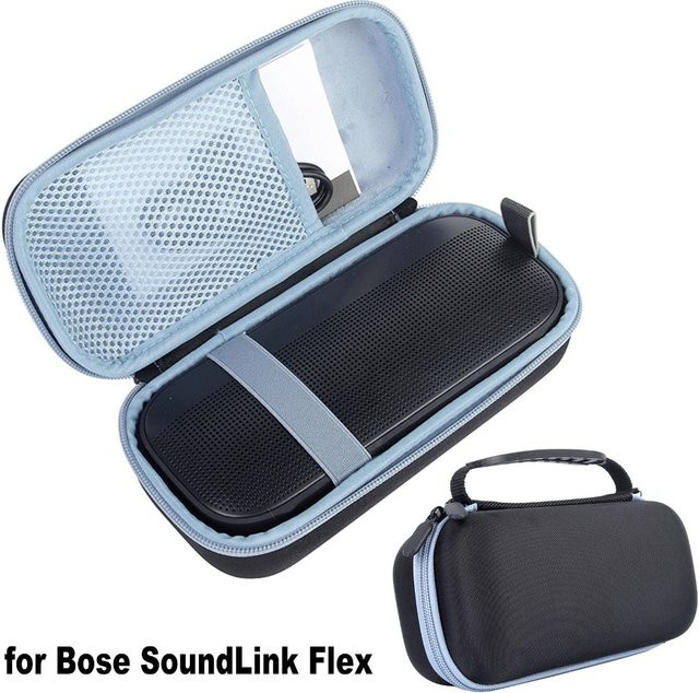 Bose SoundLink Flex Schutzhülle aus EVA in Grau – Tragbare und stoßfeste Aufbewahrungsbox für deinen Bluetooth-Lautsprecher - Bild 1