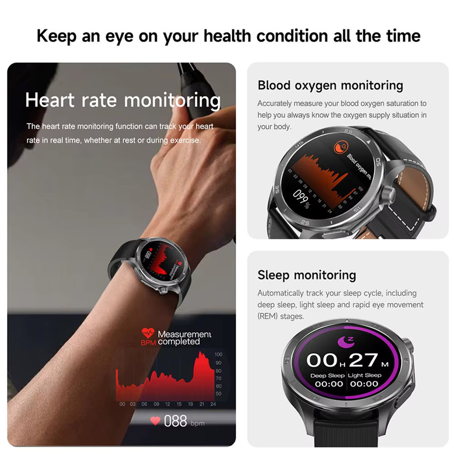 OPPO Smartwatch, Schwarz, Edelstahl, GPS, Bluetooth - Bild 6