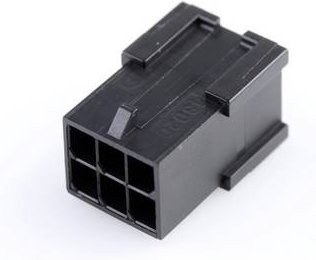 Molex Buchsengehäuse-Kabel in Schwarz mit 6 Polen und 3mm Rastermaß - Bild 1