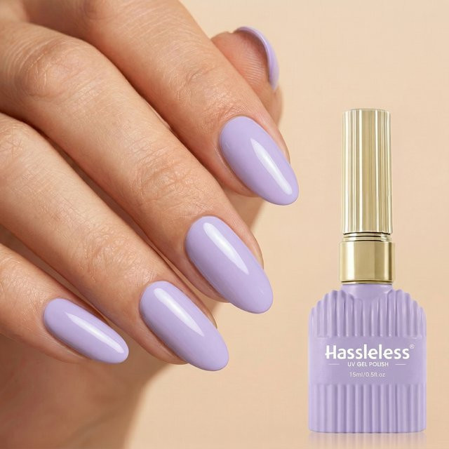 Hassleless Nagelgel Semi-Permanent, Glänzend, 15 ml - Bild 1