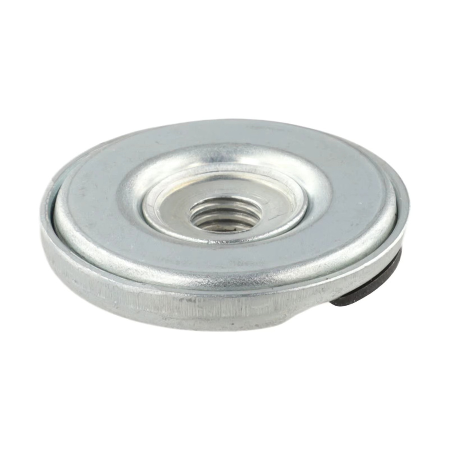 Vibratite Selbstsichernde Pressplatte für Winkelschleifer mit M10 Gewinde aus Stahl in Silber - Bild 3