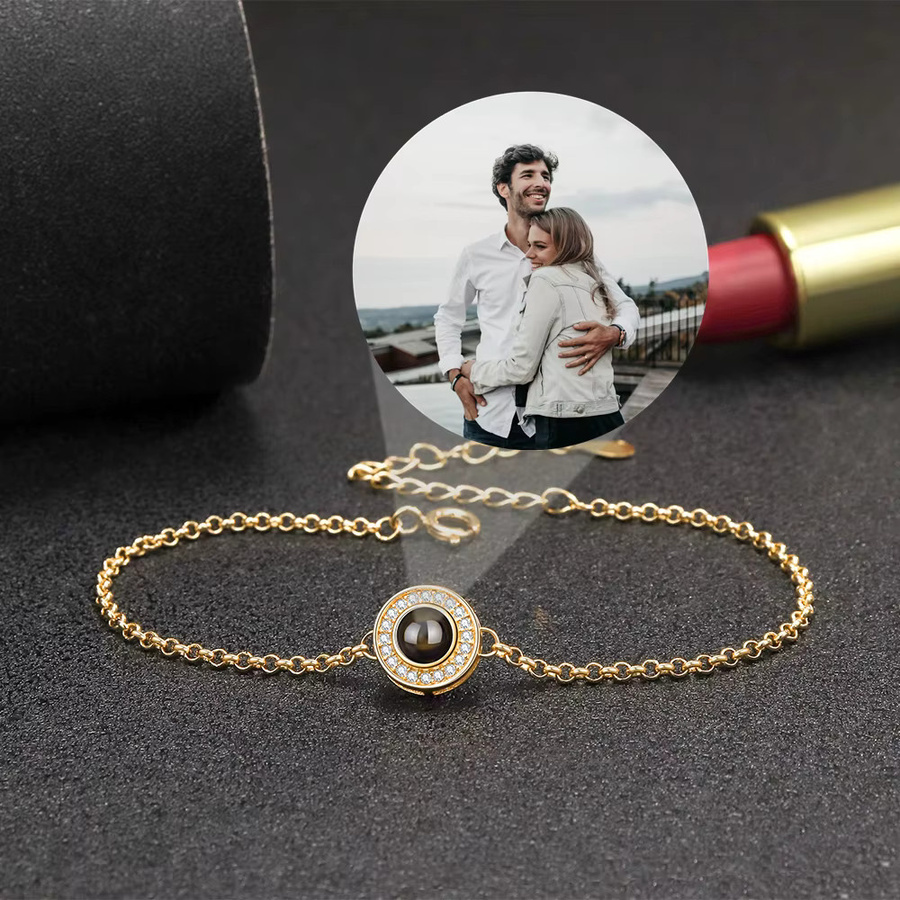 ES ETHSHINE Foto-Herzanhänger Armband, 925 Silber, Damen - Bild 2