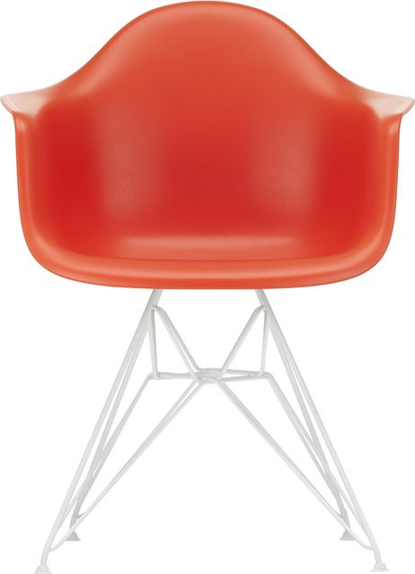 Vitra DAR Eames Plastic Armchair mit Armlehnen in Rot matt - Bild 1