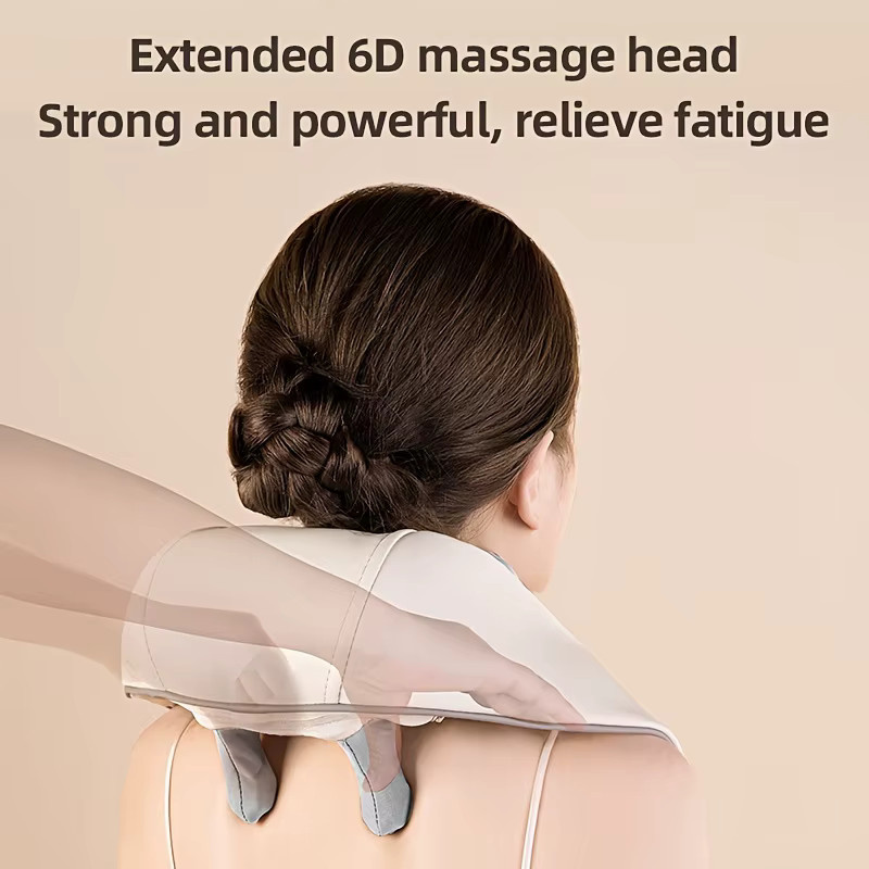 PAQIN Elektrisches Nacken- und Rückenmassagegerät, weiß - Bild 2