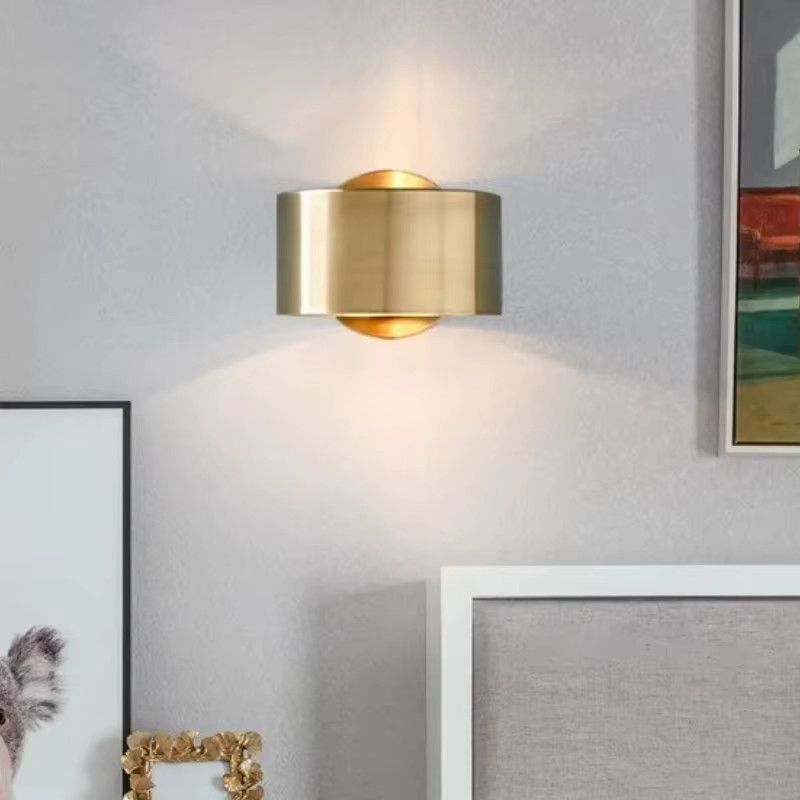 Claeted Wandlampe im Nordic Design in Gold für Wohnzimmer, Schlafzimmer und Esszimmer - Bild 2