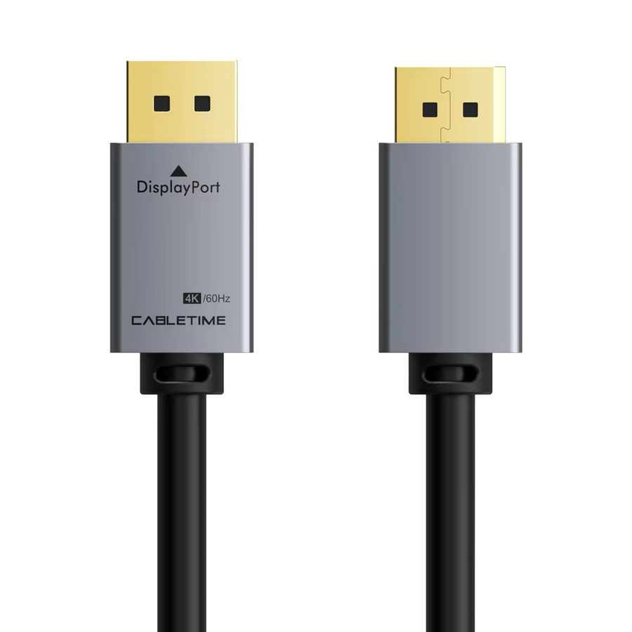 CABLETIME DisplayPort 1.2 Kabel für 4K 60Hz Audio-Video-Übertragung, Länge: 1,83 m - Bild 4