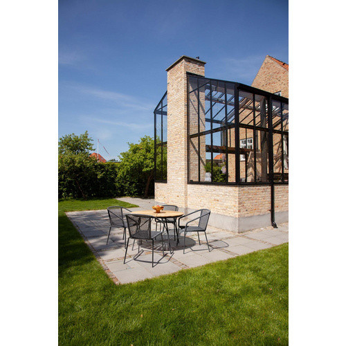 Cinas Gartenstuhl Vito aus Aluminium in Grau, B/T/H: 52 x 52 x 80 cm - Bild 1