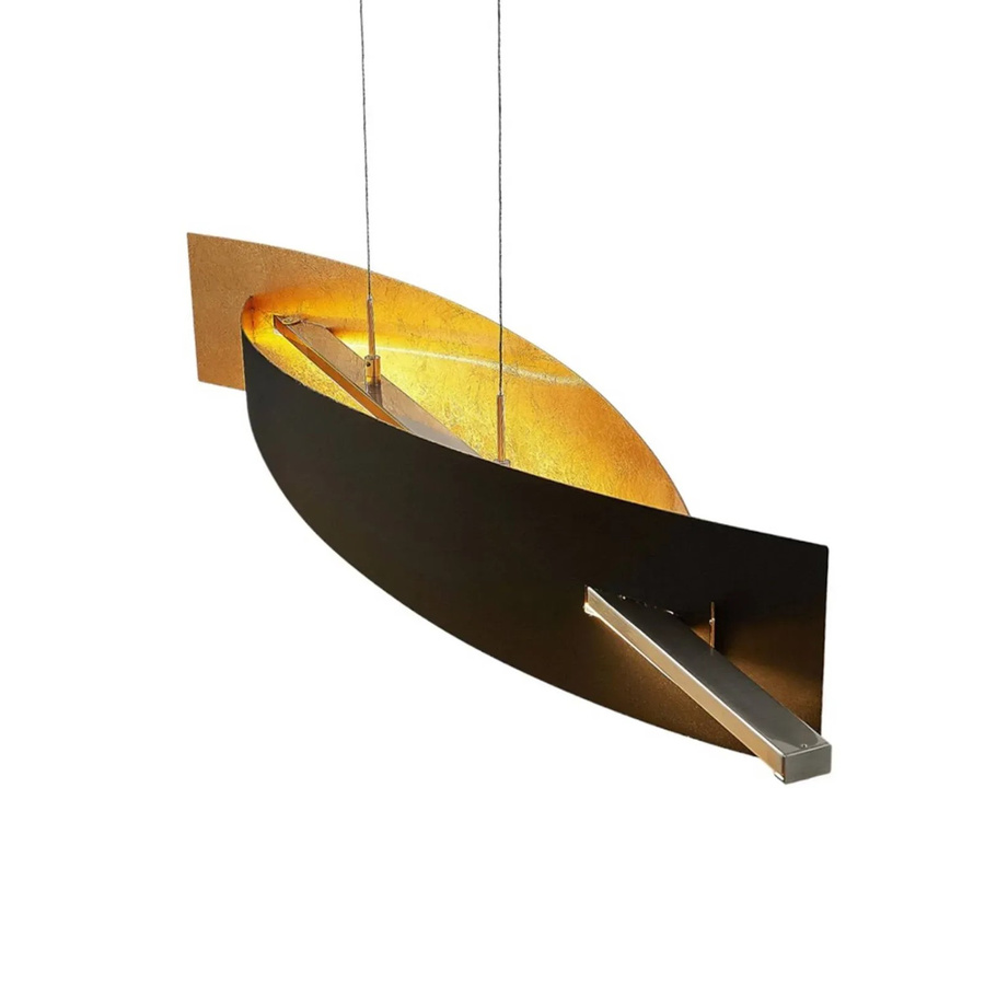 Lucande Marija LED Pendelleuchte Schwarz Modern aus Metall dimmbar - Bild 2