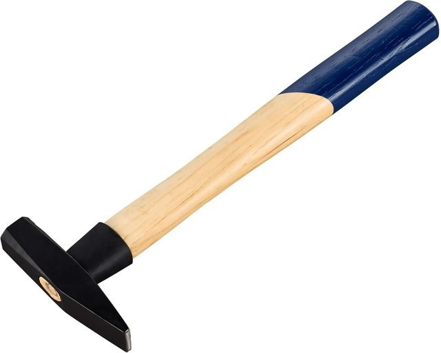 LUX-TOOLS Schlosserhammer Comfort aus geschmiedetem Stahl mit Holzgriff, 200 g - Bild 1