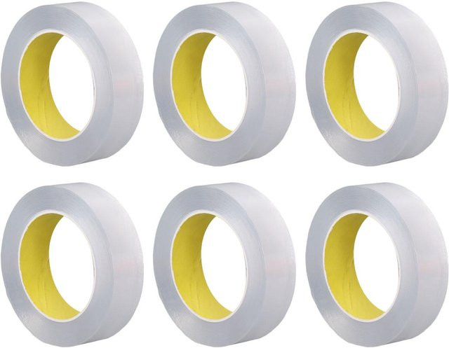10 Rollen Aimo Doppelseitiges Acryl-Klebeband Transparent, 0,1 mm Dicke, Schwerlast Montageklebebänder - Bild 1