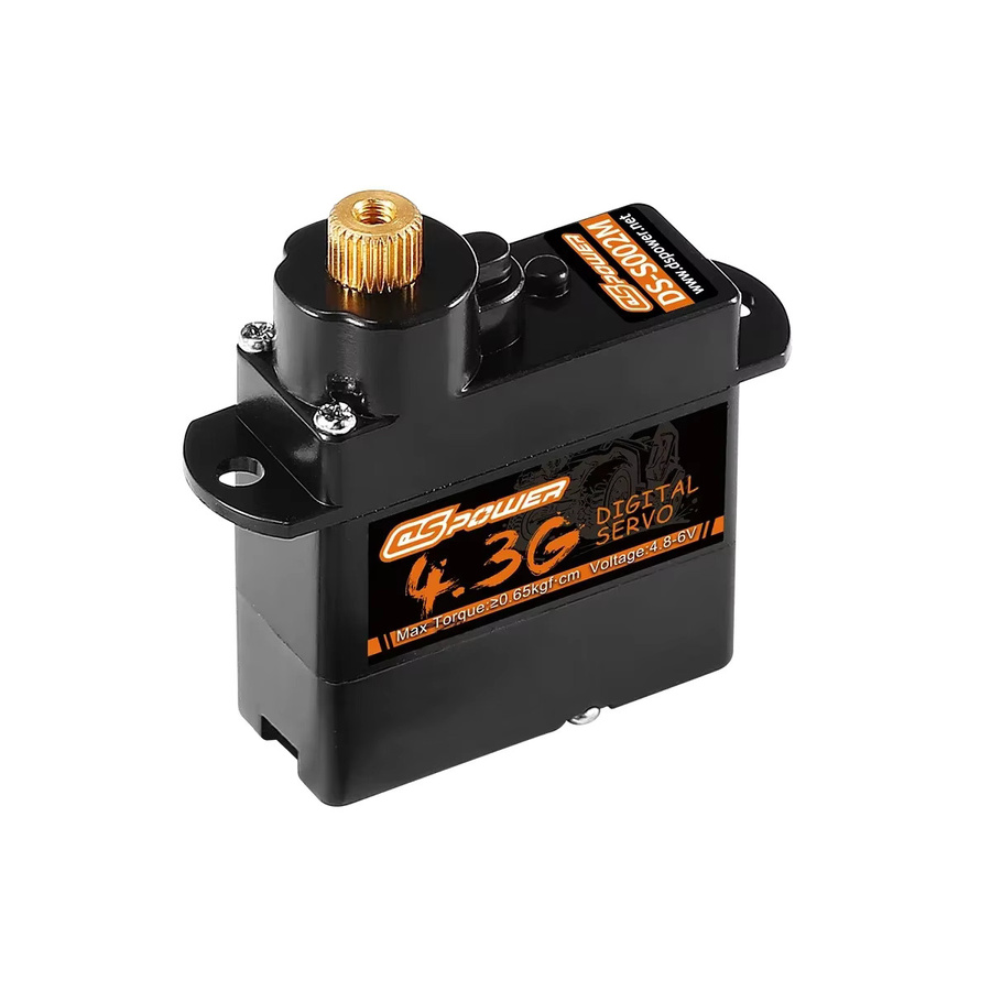 DSpower Micro Digital Servo, Metall, Schwarz, Zubehör - Bild 2