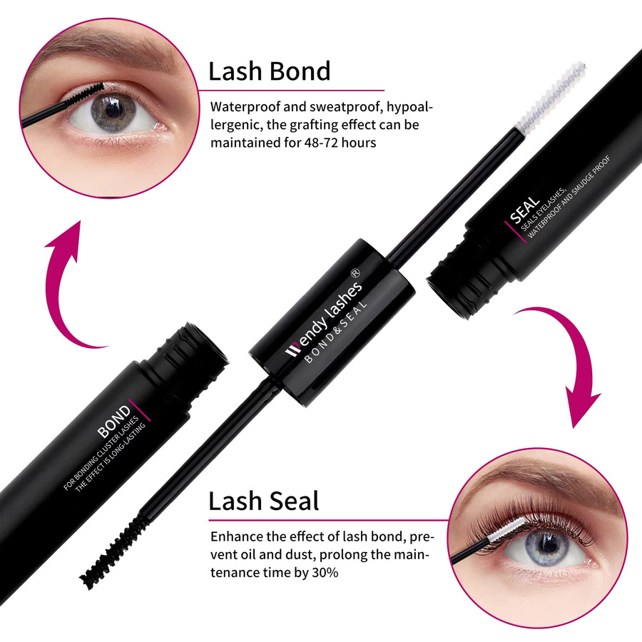 Wendy Lashes Wimpernkleber und Versiegelung, Unisex - Bild 5