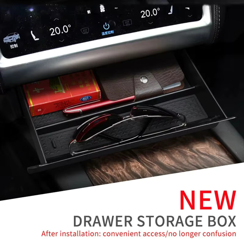 Tesla Zentralsteuerung Schubladenbox für Modell X und Modell S in Schwarz - Bild 2