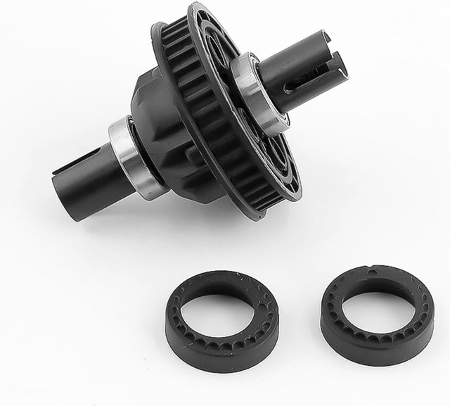 3Racing 38T Riemengetriebe-Differential mit Lager, Zubehör, Schwarz - Bild 1