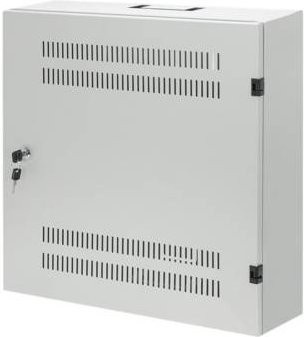 Intellinet Wandmontage-Gehäuse in Grau mit 4U horizontalen und 2U vertikalen Schienen - Bild 1