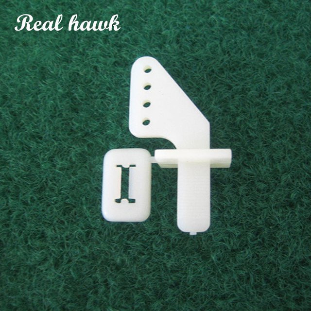 Real hawk Nylon-Pin-Hörner, Zubehör, Weiß, 10-teiliges Set - Bild 1