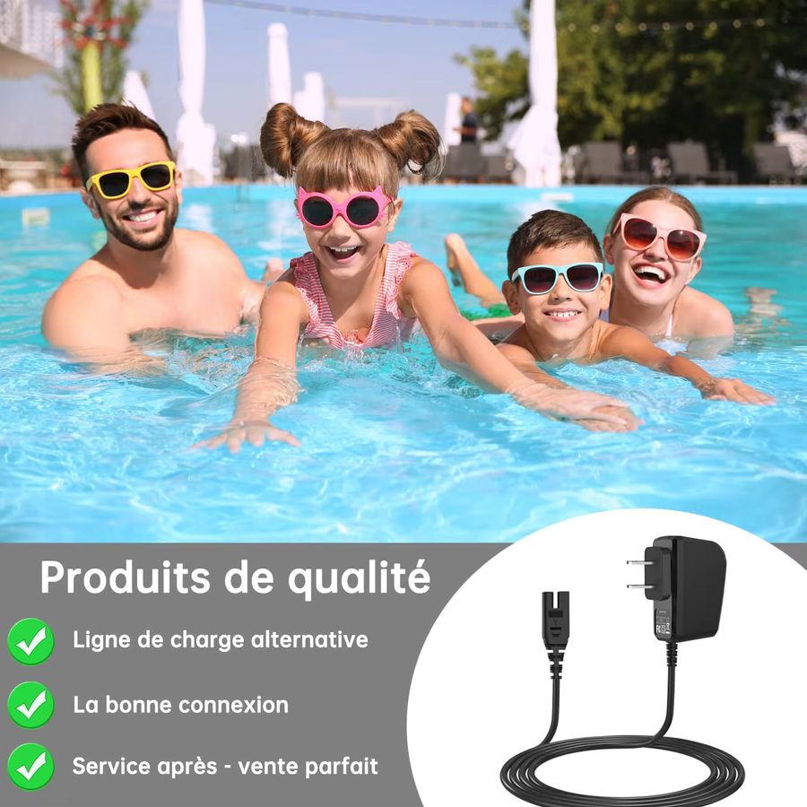 NUOLIANXIN 5V Ersatz-Ladekabel für Intex Handheld Pool Staubsauger 28620 28620E 28620EP CL1704 12269 Adapterstecker - Bild 4