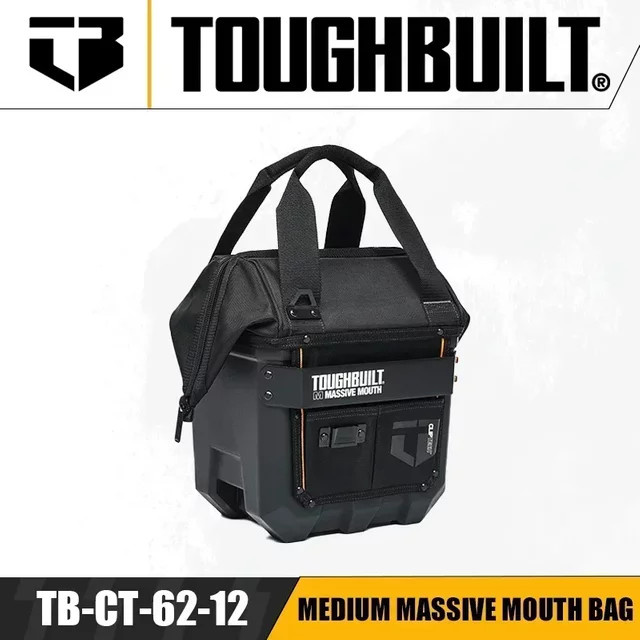 Toughbuilt Massive Mouth Bag Handheld Toolkit Wasserdicht mit Hardsole in den Größen Medium, Large oder X-Large - Bild 1