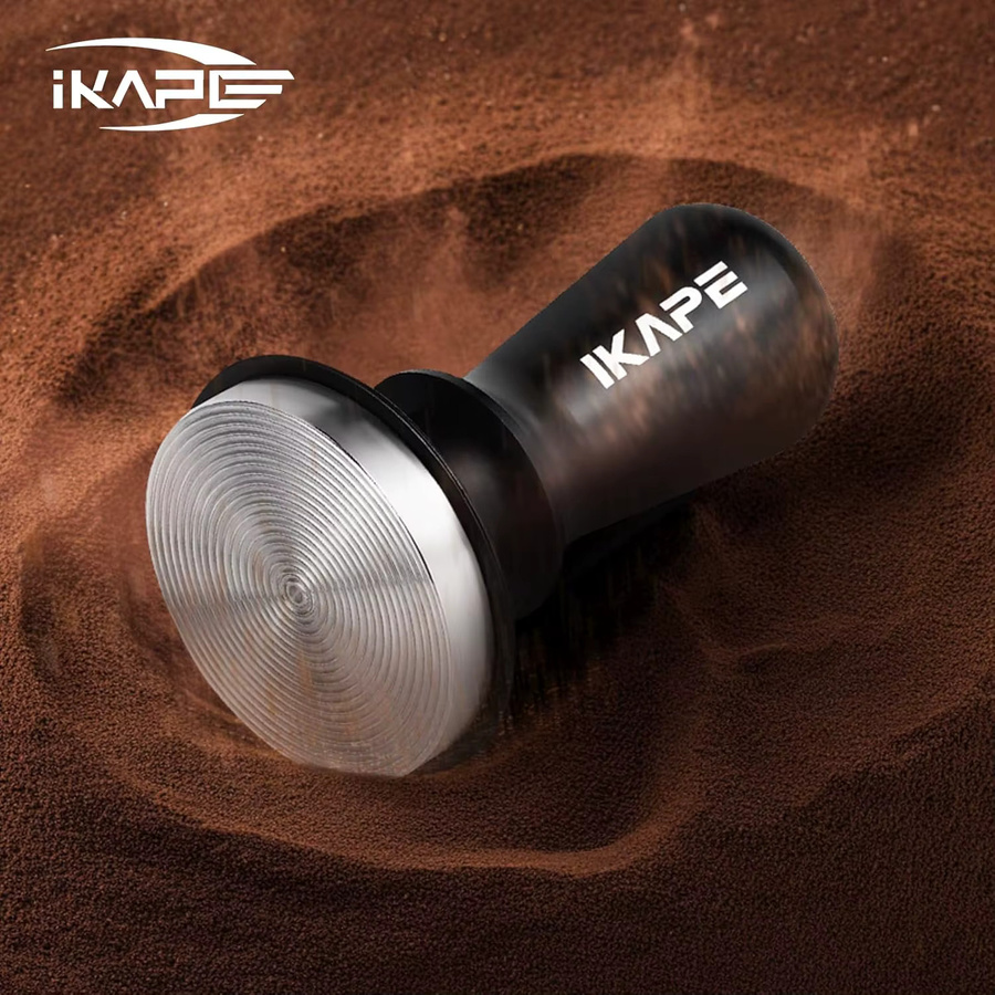 IKAPE V3 Espresso Tamper Premium Barista Kaffeetamper mit kalibrierter Federmechanik aus Edelstahl in Silber oder Schwarz für 51mm, 54mm oder 58mm - Bild 2