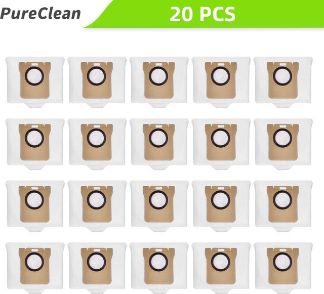Dreame Staubbeutel in Weiß für L10s Ultra, L20 Ultra, L10 Ultra, X40 Ultra sowie Xiaomi X10, X10+, S10, S10+, S10 Pro Saugroboter - Bild 1