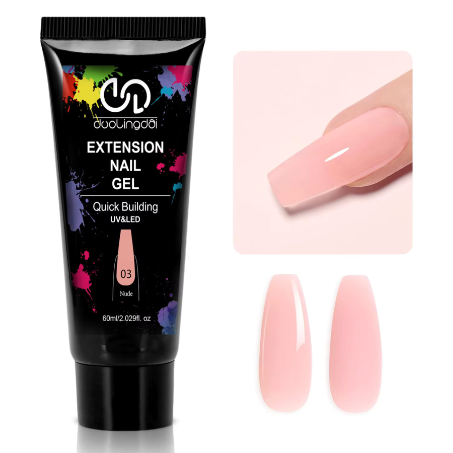 HL Poly Gel Nagelverlängerungs-Gel, 60 g, Glänzend - Bild 2