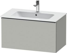 Duravit Waschtischunterschrank D-Neo wandhängend in Grau matt, B/T/H: 81 x 46,2 x 44 cm - Bild 1