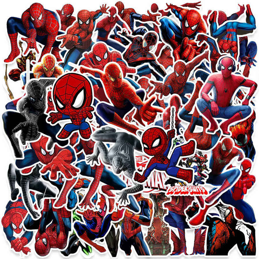 Disney SpiderMan Aufkleber, 50-teiliges Set, Bunt / Mehrfarbig - Bild 2